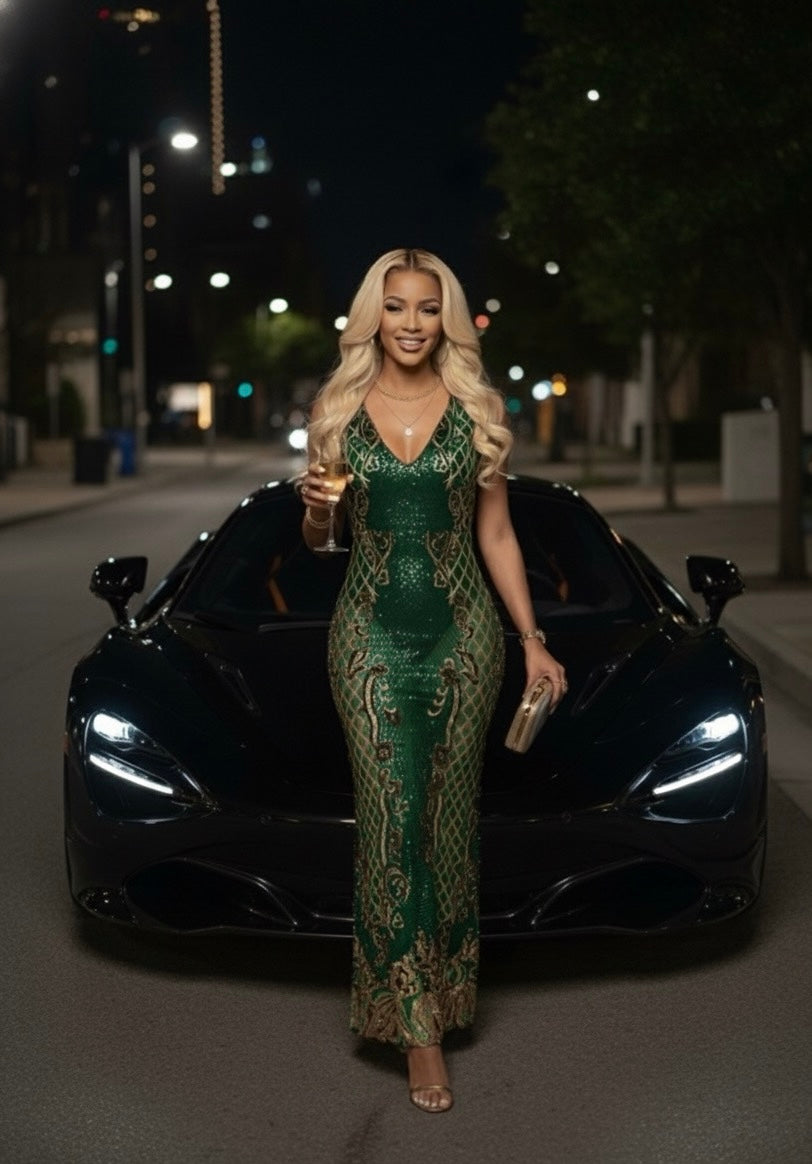 Midnight Luxury Sequin Gown
