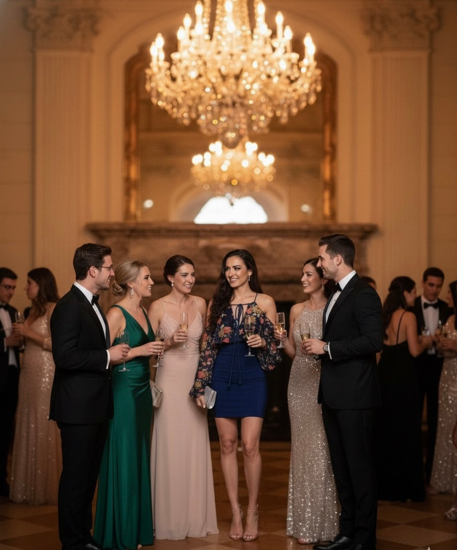 Floral Temptation Off-Shoulder Dress